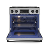 Gordon Ramsay Collection by Thor Kitchen 36" Freestanding Professional Electric Range with Tilt Panel Touch Control - RSE36-BLK|Cuisinière électrique amovible de style professionnel collection Gordon Ramsay de Thor Kitchen de 36 po - RSE36-BLK