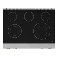 Gordon Ramsay Collection by Thor Kitchen 36" Freestanding Professional Electric Range with Tilt Panel Touch Control - RSE36-BRZ|Cuisinière électrique amovible de style professionnel collection Gordon Ramsay de Thor Kitchen de 36 po - RSE36-BRZ