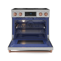 Gordon Ramsay Collection by Thor Kitchen 36" Freestanding Professional Electric Range with Tilt Panel Touch Control - RSE36-RSG|Cuisinière électrique amovible de style professionnel collection Gordon Ramsay de Thor Kitchen de 36 po - RSE36-RSG