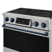 Gordon Ramsay Collection by Thor Kitchen 36" Freestanding Professional Electric Range with Tilt Panel Touch Control - RSE36-BLU|Cuisinière électrique amovible de style professionnel collection Gordon Ramsay de Thor Kitchen de 36 po - RSE36-BLU