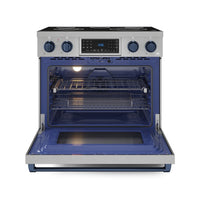 Gordon Ramsay Collection by Thor Kitchen 36" Freestanding Professional Electric Range with Tilt Panel Touch Control - RSE36-BLU|Cuisinière électrique amovible de style professionnel collection Gordon Ramsay de Thor Kitchen de 36 po - RSE36-BLU