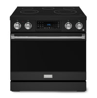 Gordon Ramsay Collection by Thor Kitchen 36" Freestanding Professional Electric Range with Tilt Panel Touch Control - RSE36B-SS|Cuisinière électrique amovible de style professionnel collection Gordon Ramsay de Thor Kitchen de 36 po - RSE36B-SS