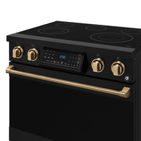 Gordon Ramsay Collection by Thor Kitchen 36" Freestanding Professional Electric Range with Tilt Panel Touch Control - RSE36B-BRZ|Cuisinière électrique amovible de style professionnel collection Gordon Ramsay de Thor Kitchen de 36 po - RSE36B-BRZ