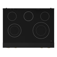 Gordon Ramsay Collection by Thor Kitchen 36" Freestanding Professional Electric Range with Tilt Panel Touch Control - RSE36B-BRZ|Cuisinière électrique amovible de style professionnel collection Gordon Ramsay de Thor Kitchen de 36 po - RSE36B-BRZ