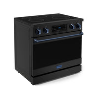 Gordon Ramsay Collection by Thor Kitchen 36" Freestanding Professional Electric Range with Tilt Panel Touch Control - RSE36B-BLU|Cuisinière électrique amovible de style professionnel collection Gordon Ramsay de Thor Kitchen de 36 po - RSE36B-BLU