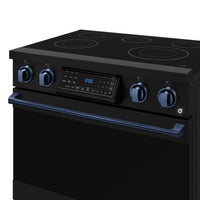 Gordon Ramsay Collection by Thor Kitchen 36" Freestanding Professional Electric Range with Tilt Panel Touch Control - RSE36B-BLU|Cuisinière électrique amovible de style professionnel collection Gordon Ramsay de Thor Kitchen de 36 po - RSE36B-BLU