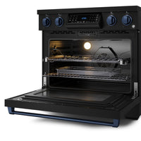 Gordon Ramsay Collection by Thor Kitchen 36" Freestanding Professional Electric Range with Tilt Panel Touch Control - RSE36B-BLU|Cuisinière électrique amovible de style professionnel collection Gordon Ramsay de Thor Kitchen de 36 po - RSE36B-BLU