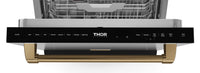 Gordon Ramsay Collection by Thor Kitchen 24" Top-Control Dishwasher - DW24X8BA99-BRZ|Lave-vaisselle collection Gordon Ramsay de Thor Kitchen de 24 po avec commandes sur le dessus - DW24X8BA99-BRZ