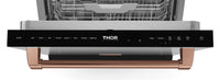 Gordon Ramsay Collection by Thor Kitchen 24" Top-Control Dishwasher - DW24X8BA99-RSG|Lave-vaisselle collection Gordon Ramsay de Thor Kitchen de 24 po avec commandes sur le dessus - DW24X8BA99-RSG