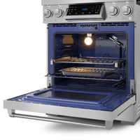 Gordon Ramsay Collection by Thor Kitchen 30" Freestanding Professional Gas Range with Tilt Panel Touch Control - RSG30|Cuisinière à gaz amovible de style professionnel collection Gordon Ramsay de Thor Kitchen de 30 po - RSG30
