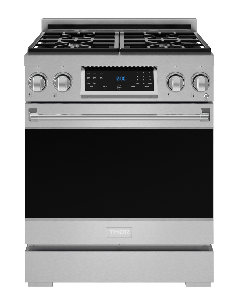 Gordon Ramsay Collection by Thor Kitchen 30" Freestanding Professional Gas Range with Tilt Panel Touch Control - RSG30|Cuisinière à gaz amovible de style professionnel collection Gordon Ramsay de Thor Kitchen de 30 po - RSG30