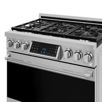 Gordon Ramsay Collection by Thor Kitchen 36" Freestanding Professional Gas Range with Tilt Panel Touch Control - RSG36|Cuisinière à gaz amovible de style professionnel collection Gordon Ramsay de Thor Kitchen de 36 po - RSG36