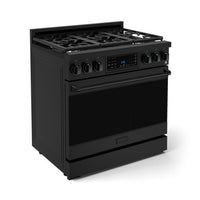Gordon Ramsay Collection by Thor Kitchen 36" Freestanding Professional Gas Range with Tilt Panel Touch Control - RSG36B|Cuisinière à gaz amovible de style professionnel collection Gordon Ramsay de Thor Kitchen de 36 po - RSG36B
