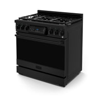 Gordon Ramsay Collection by Thor Kitchen 36" Freestanding Professional Gas Range with Tilt Panel Touch Control - RSG36B|Cuisinière à gaz amovible de style professionnel collection Gordon Ramsay de Thor Kitchen de 36 po - RSG36B