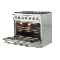 Forno Galiano 5.36 Cu. Ft. Gas Range - FFSGS6244-36|Cuisinière à gaz Forno Galiano de 5,36 pi³ - FFSGS6244-36