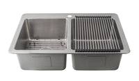Ancona Valencia Series 33" 50/50 Dual Mount Kitchen Sink - AN-3335