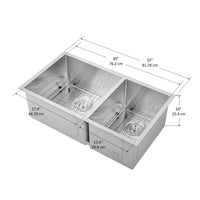 Ancona Prestige Series 32" Residential Kitchen Sink - AN-3313