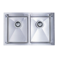 Bristol Sinks Undermount Stainless Steel Double Kitchen Sink - B1911|Évier de cuisine à cuve double sous plan Bristol Sinks en acier inoxydable - B1911