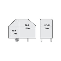 Broil King 58" Grill Cover - Select - Signet™ / Crown™ / Baron™ 400 Series - 67487|Housse de gril Broil King de 58 po - Select - séries SignetMC, CrownMC et BaronMC 400 - 67487