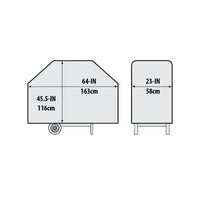 Broil King 64" Grill Cover - Premium - Crown™ / Baron™ 500 Series - 68488|Housse de gril Broil King de 64 po - Premium - séries CrownMC et BaronMC 500 - 68488