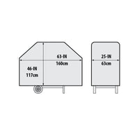 Broil King 63" Grill Cover - Premium - Imperial™ / Regal™ 400 Series - 68491|Housse de gril Broil King de 63 po - Premium - séries ImperialMC et RegalMC 400 - 68491