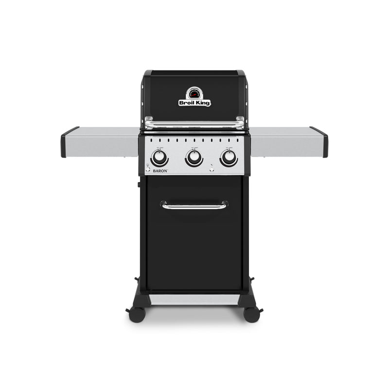 Broil King Baron™ 320 Pro Propane Gas Grill in Black - 874214|Gril à gaz propane BaronMC 320 PRO noir de Broil King - 874214