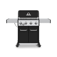 Broil King Baron™ 440 Pro Propane Gas Grill with Side Burner in Black - 875224|Gril à gaz propane BaronMC 440 PRO noir de Broil King avec brûleur latéral - 875224