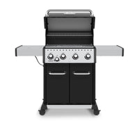 Broil King Baron™ 440 Pro Propane Gas Grill with Side Burner in Black - 875224|Gril à gaz propane BaronMC 440 PRO noir de Broil King avec brûleur latéral - 875224