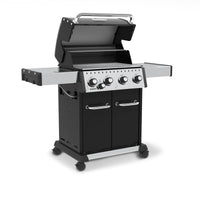 Broil King Baron™ 440 Pro Propane Gas Grill with Side Burner in Black - 875224|Gril à gaz propane BaronMC 440 PRO noir de Broil King avec brûleur latéral - 875224