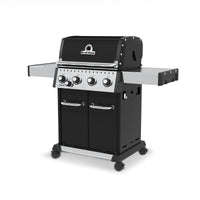 Broil King Baron™ 440 Pro Propane Gas Grill with Side Burner in Black - 875224|Gril à gaz propane BaronMC 440 PRO noir de Broil King avec brûleur latéral - 875224