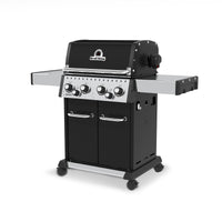 Broil King Baron™ 490 Pro Propane Gas Grill with Side Burner & Rear Rotisserie Burner in Black - 875244|Gril à gaz propane BaronMC 490 PRO noir de Broil King avec brûleur latéral et brûleur arrière de rôtisserie - 875244