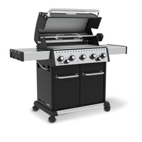 Broil King Baron™ 590 Pro Propane Gas Grill with Side Burner & Rear Rotisserie Burner in Black - 876244|Gril à gaz propane BaronMC 590 PRO noir de Broil King avec brûleur latéral et brûleur arrière de rôtisserie - 876244