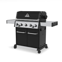Broil King Baron™ 590 Pro Propane Gas Grill with Side Burner & Rear Rotisserie Burner in Black - 876244|Gril à gaz propane BaronMC 590 PRO noir de Broil King avec brûleur latéral et brûleur arrière de rôtisserie - 876244