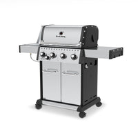 Broil King Baron™ S 440 Pro IR Propane Gas Grill with Infrared Side Burner in Stainless Steel - 875924|Gril à gaz propane BaronMC S 440 PRO IR en acier inoxydable de Broil King avec brûleur latéral à infrarouge - 875924