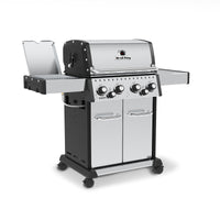 Broil King Baron™ S 490 Pro IR Natural Gas Grill with Infrared Side Burner & Rear Rotisserie Burner - 875947|Gril à gaz naturel BaronMC S 490 PRO IR de Broil King avec brûleur latéral à infrarouge et brûleur arrière de rôtisserie - 875947
