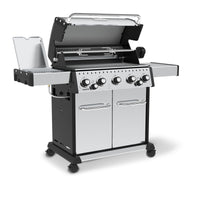 Broil King Baron™ S 590 Pro IR Natural Gas Grill with Infrared Side Burner & Rear Rotisserie Burner - 876947|Gril à gaz naturel BaronMC S 590 PRO IR de Broil King avec brûleur latéral à infrarouge et brûleur arrière de rôtisserie - 876947