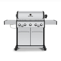 Broil King Baron™ S 590 Pro IR Propane Gas Grill with Infrared Side Burner & Rear Rotisserie Burner - 876944|Gril à gaz propane BaronMC S 590 PRO IR de Broil King avec brûleur latéral à infrarouge et brûleur arrière de rôtisserie - 876944