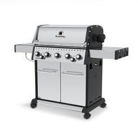 Broil King Baron™ S 590 Pro IR Natural Gas Grill with Infrared Side Burner & Rear Rotisserie Burner - 876947|Gril à gaz naturel BaronMC S 590 PRO IR de Broil King avec brûleur latéral à infrarouge et brûleur arrière de rôtisserie - 876947