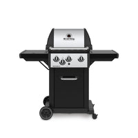 Broil King Monarch™ 340 Propane Gas Grill with Side Burner in Stainless Steel & Black - 834264|Gril à gaz propane MonarchMC 340 en acier inoxydable et noir de Broil King avec brûleur latéral - 834264