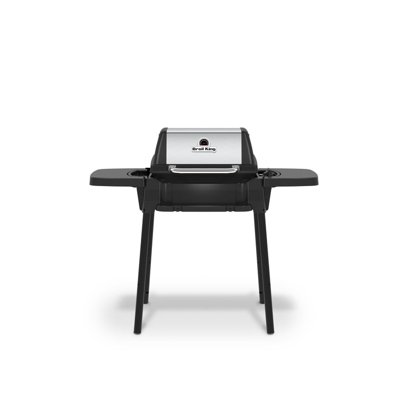 Broil King Porta-Chef™ 120 Propane Gas Grill in Stainless Steel & Black - 950654|Gril à gaz propane Porta-ChefMC 120 en acier inoxydable et noir de Broil King - 950654