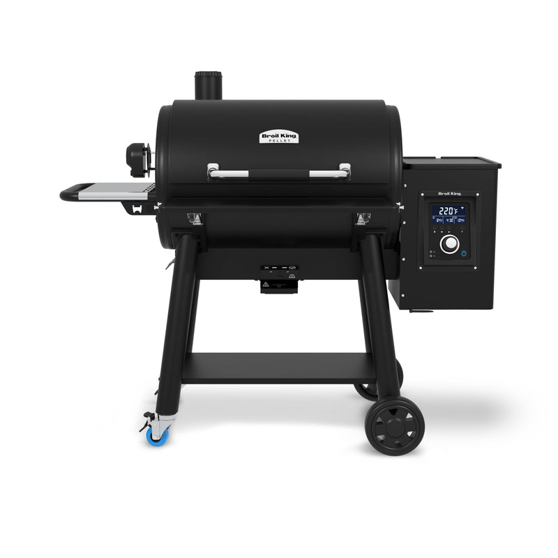 Broil King Regal™ Pellet 500 Pro 865 Sq. In. Pellet Grill with Rotisserie in Black - 496911|Gril à granules RegalMC Pellet 500 PRO noir de 865 po2 de Broil King avec rôtisserie - 496911