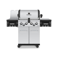 Broil King Regal™ S 490 Pro IR Propane Gas Grill with Infrared Side Burner & Rear Rotisserie Burner - 956944|Gril à gaz propane RegalMC S 490 PRO IR de Broil King avec brûleur latéral à infrarouge et brûleur arrière de rôtisserie - 956944