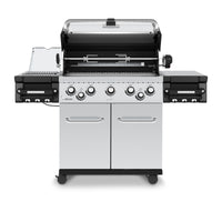 Broil King Regal™ S 590 Pro IR Propane Gas Grill with Infrared Side Burner & Rear Rotisserie Burner - 958944|Gril à gaz propane RegalMC S 590 PRO IR de Broil King avec brûleur latéral à infrarouge et brûleur arrière de rôtisserie - 958944