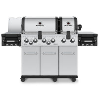 Broil King Regal™ S 690 Pro IR Natural Gas Grill with Infrared Side Burner & Rear Rotisserie Burner - 957947|Gril à gaz naturel RegalMC S 690 PRO IR de Broil King avec brûleur latéral à infrarouge et brûleur arrière de rôtisserie - 957947