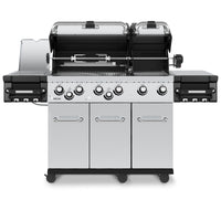 Broil King Regal™ S 690 Pro IR Propane Gas Grill with Infrared Side Burner & Rear Rotisserie Burner - 957944|Gril à gaz propane RegalMC S 690 PRO IR de Broil King avec brûleur latéral à infrarouge et brûleur arrière de rôtisserie - 957944