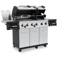 Broil King Regal™ S 690 Pro IR Natural Gas Grill with Infrared Side Burner & Rear Rotisserie Burner - 957947|Gril à gaz naturel RegalMC S 690 PRO IR de Broil King avec brûleur latéral à infrarouge et brûleur arrière de rôtisserie - 957947