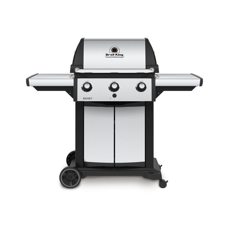 Broil King Signet™ 320 Propane Gas Grill in Stainless Steel - 946854|Gril à gaz propane SignetMC 320 en acier inoxydable de Broil King - 946854