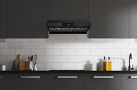 Hauslane 30-Inch Under Cabinet Matte Black Range Hood - UC-PS18BLK-30|Hotte de cuisinière sous l'armoire Hauslane de 30 po noir mat - UC-PS18BLK-30
