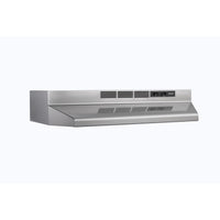 Broan 24-Inch Under-Cabinet Range Hood, Stainless Finish - BU224SF | BU224SFS