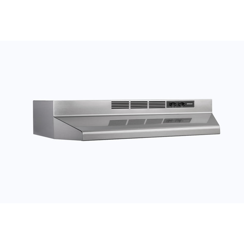 Broan 24-Inch Under-Cabinet Range Hood, Stainless Finish - BU224SF | BU224SFS